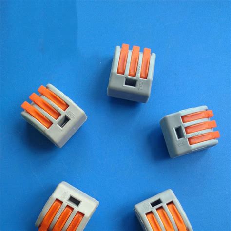 3 Reusable Way Spring Lever Terminal Block Electric Cable Connector Wire Shopee Philippines