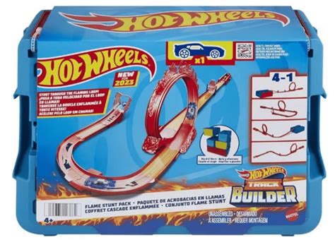 Hot Wheels Track Builder Flame Stunt Pack