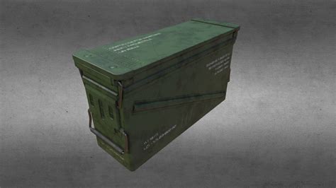 Ammo Box 3d Model By Polyfox3d 239a27d Sketchfab