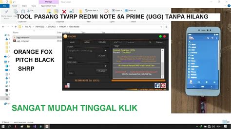 TUTORIAL INSTAL TWRP Dan ROOT REDMI NOTE 5A PRIME UGG MIUI 11