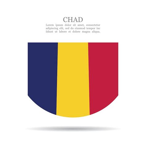 Premium Vector Chad National Flag Vector Icon