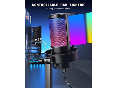 Fifine Ampligame Gaming Microphone Usb Pc Mic For Streaming Podcasts