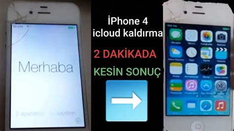 İphone 4 4s icloud kilidi kaldırma YouTube