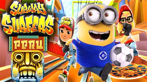 Despicable Me 2 Minion Rush Temple Run 2 Subway Surfers Tour In PERU