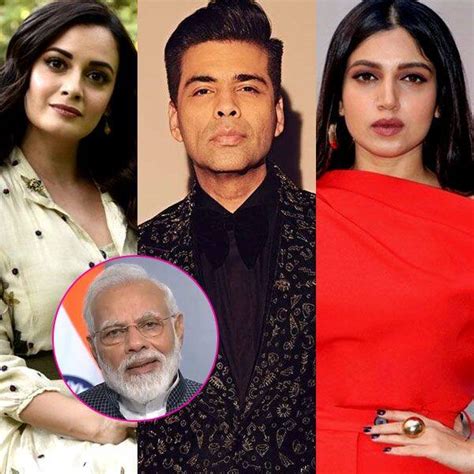 Karan Johar, Bhumi Pednekar, Dia Mirza support PM Narendra Modi's ...