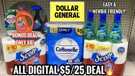 DOLLAR GENERAL ALL DIGITAL PAPER DEAL 5 25 Couponing Saturday