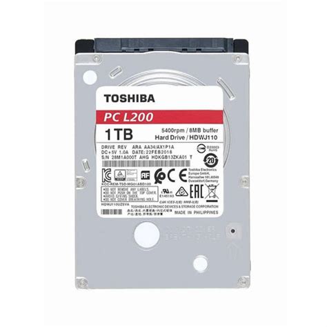 Jual Toshiba P Series Tb Sata Rpm Hdd Hdwd Uzsva