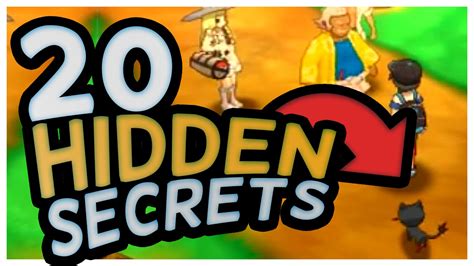 20 Hidden Secrets From PokÉmon Sun And Moon Gameplay Youtube