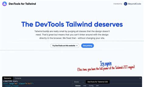 Development Tools For Tailwind Css TailTemplate