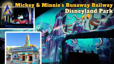 Full Wide Angle Pov Mickey And Minnies Runaway Railway At Disneyland