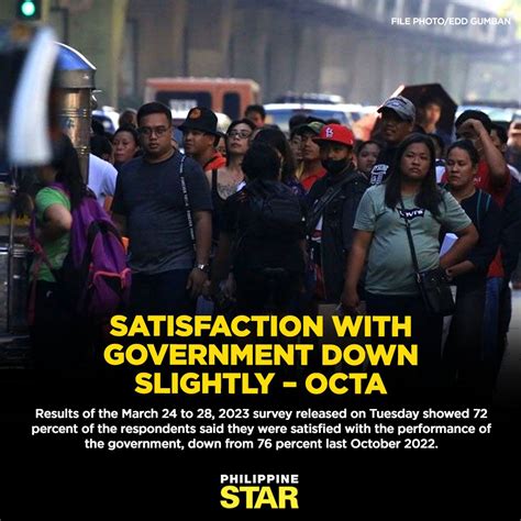 The Philippine Star On Twitter Satisfaction With The Marcos