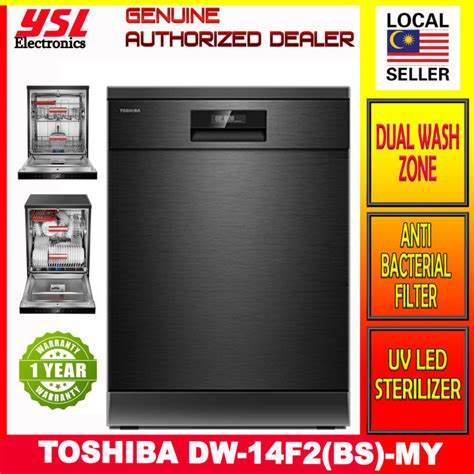 Toshiba Freestanding Counter Top Dishwasher With UV LED Light Anti