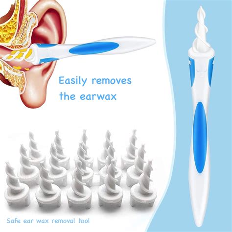 Buy Q Grips Ear Wax Removal Spiralearwax Remover Siliconesafe Ear Cleaner Q Grips Ear Wax