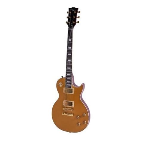 Combo Guitarra Eléctrica Parquer Les Paul Dorada Ampli 5w Music Shaker