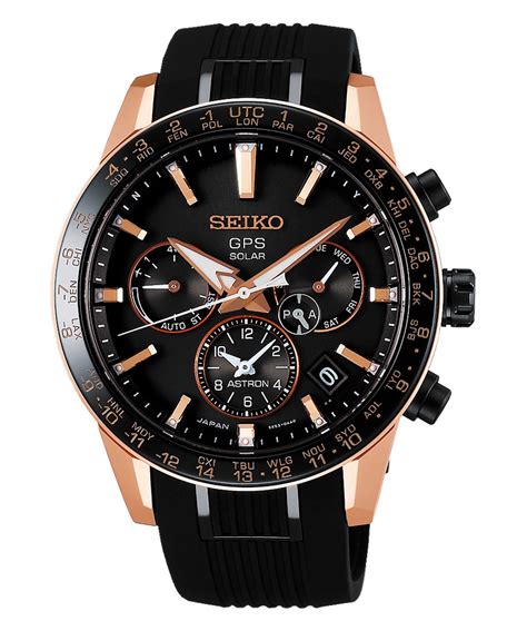 Relógio Seiko® Ssh006j1 Astron Gps Solar 5x Preto Seiko Astron Solar