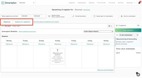 Den Komplette Guide Til At Lave Vagtplan Med Smartplans Skabelon Funktion