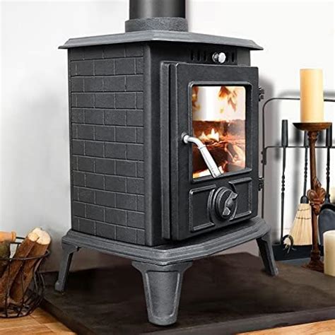 Nrg Kw Eco Design Portable Stove Multifuel Cast Iron High Efficiency