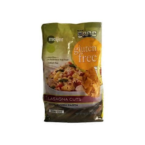 True Goodness By Meijer Gluten Free Corn Pasta Lasagna Cuts 16 Oz