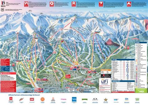 Breckenridge Piste And Ski Trail Maps