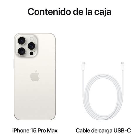 Apple IPhone 15 Pro Max 256GB Titanio Blanco Libre PcComponentes