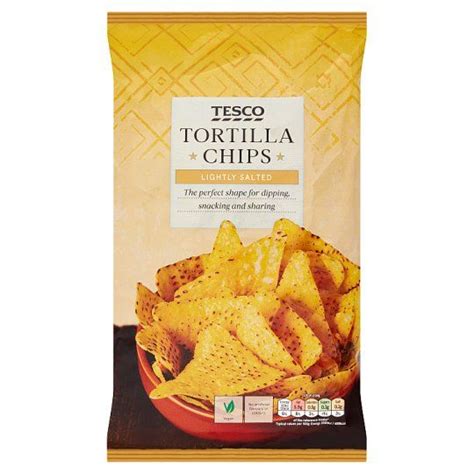 Tesco Lightly Salted Tortilla Chips 200 G Tesco Groceries Tortilla