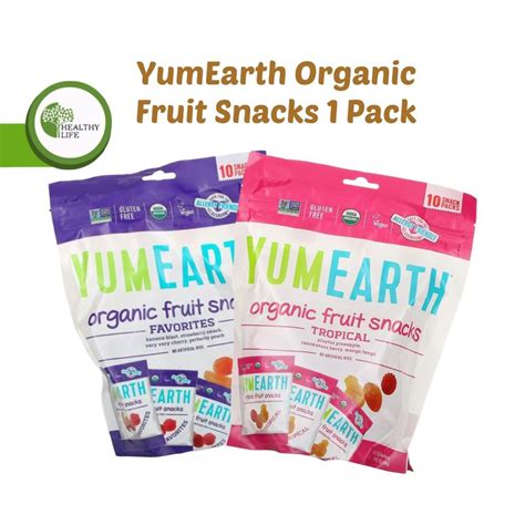 Jual Yum Earth Yumearth Organic Fruit Snacks 198gr 10 Snack Packs