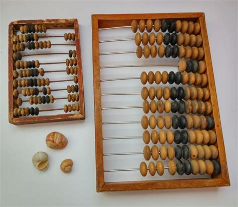 Very Large Wooden Abacus Wall Retro Calculator Counting Frame Etsy