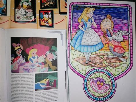 Disney Vitraux Coloriages Art Th Rapie Disney Stained Glass