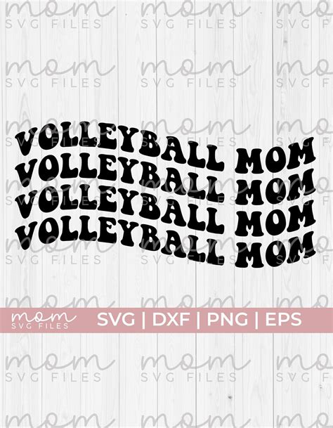 Volleyball Mom Svg Volleyball Mama Svg Volleyball Svg Etsy