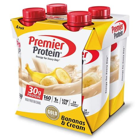 Premier Protein Bananas And Crm Shake 4x325ml Walmartca