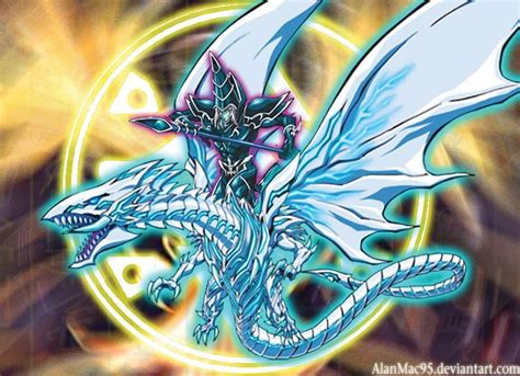 Dark Magician The White Dragon Magician Artwork By AlanMac95 On