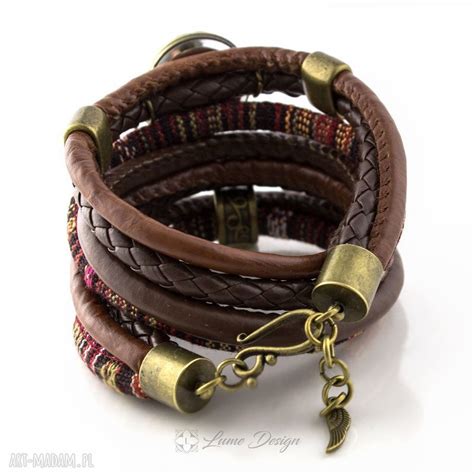 Lume Handmade Zegarek Bransoletka Boho Zegarki