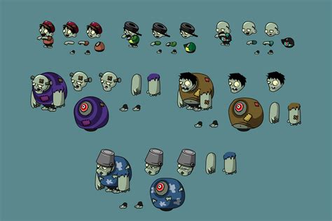 Zombie Character Sprite Set Download