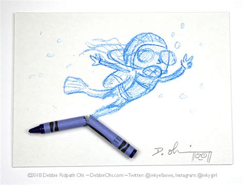 Video Of How I Created One Of My Broken Crayon Drawings Inkygirl