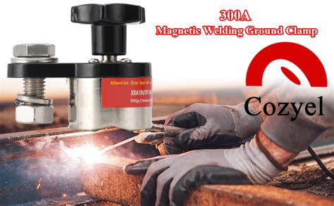 Cozyel A Magnetic Welding Ground Clamp Switchable On Off Controlled