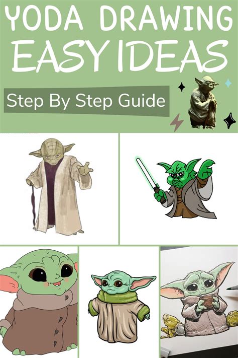 21 Yoda Drawing Ideas How To Draw Yoda DIYnCrafty