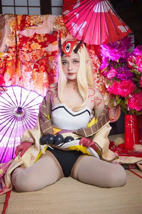 Azami X Byoru Cosplay Ibaraki X Shuten Onmyoji Photos Cosplaytele