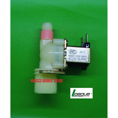 Jual Water Inlet Selenoid Valve Single Kran Otomatis Mesin Cuci Satu