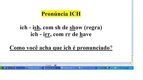 Como Pronunciar A Palavra Ich No Idioma Alemão Youtube