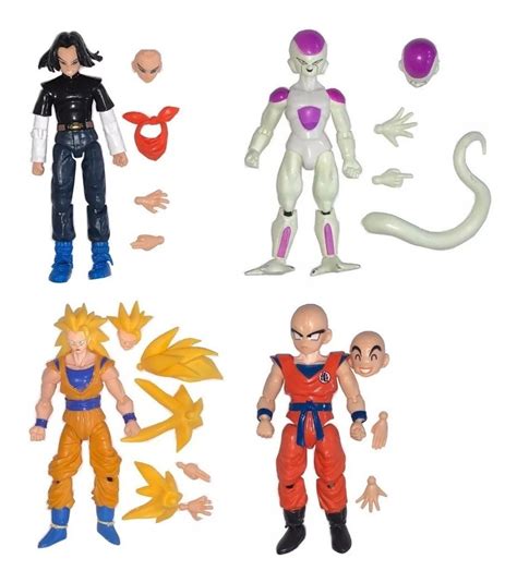 Dragon Ball Z Figuras Articuladas Set X 10 Coleccion En Caja Mercado