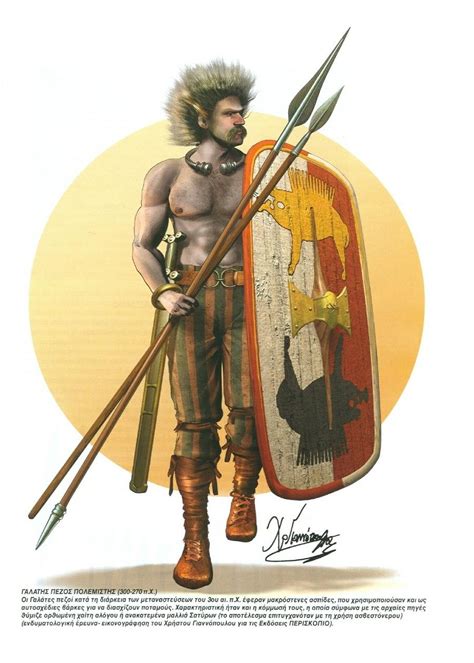 Gaul Foot Warrior Warrior Gaul Warrior Celtic Warriors Ancient