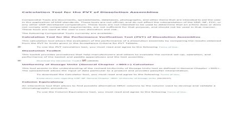 Pdf Calculation Tool For The Pvt Of Dissolution Assemblies10