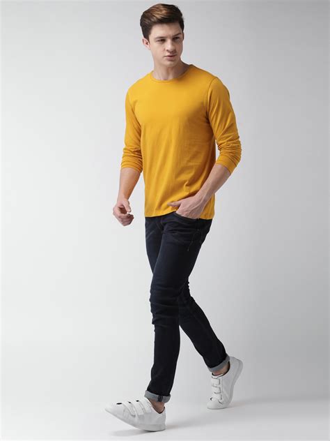 Mustard Yellow Tee Shirt Denspatinderhand