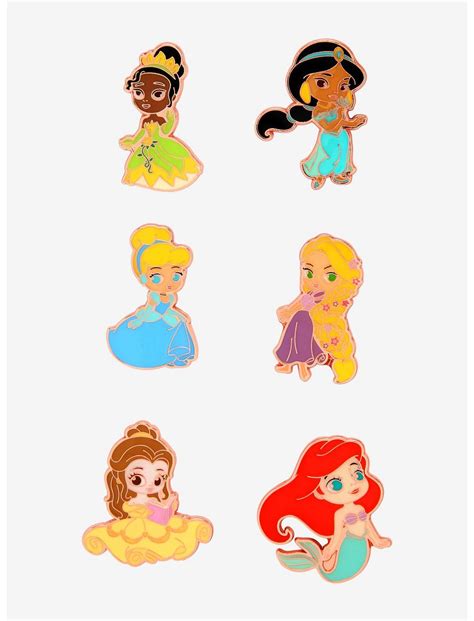 Loungefly Disney Chibi Princess Blind Box Enamel Pin Hot Topic