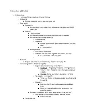 Anth Methods Of Anthropology Ethnography Method Of Scientific