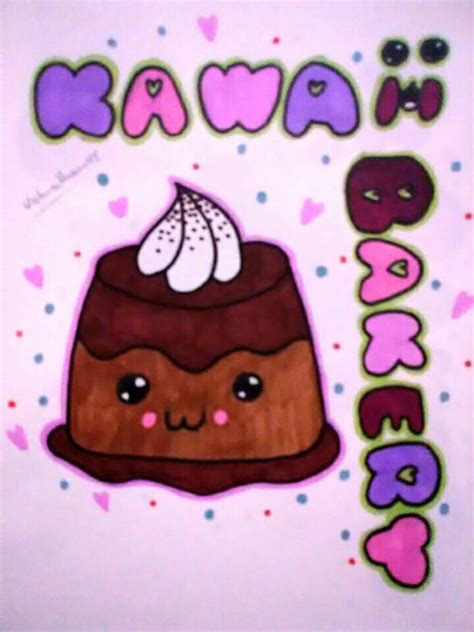 Kawaii Chocolate Cake By Vyktoriatakahashi On Deviantart