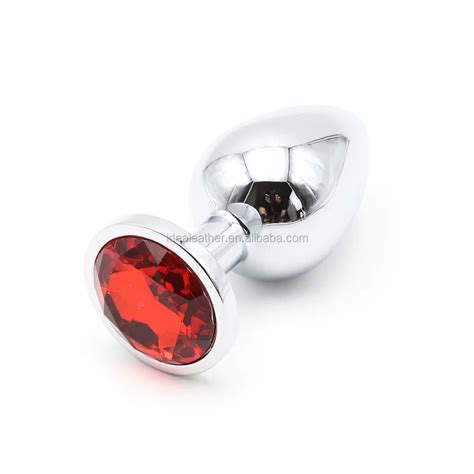 Large Crystal Anal Plug Metal Sex Toys Diamonds Stainless Steel Anal Plug Bondage In Sex Toys