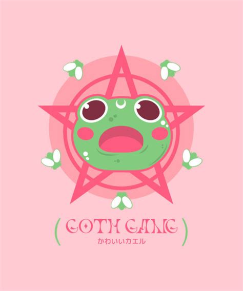 Placeit Kawaii T Shirt Design Maker With A Pentagram Graphic