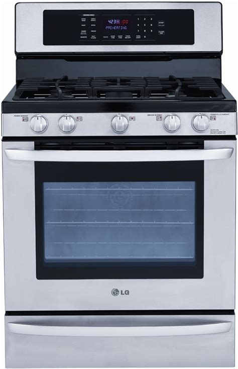 LG LRG3095ST 30 Inch Freestanding Gas Range With 5 Sealed Burners