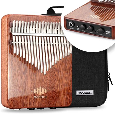 Moozica Eqx Series Professional Kalimba Built In Piezo Pickup Keys